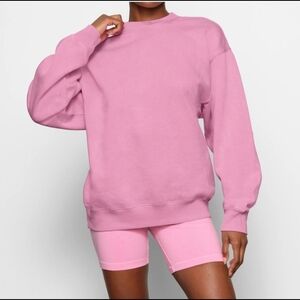 SKIMS Pink Crewneck Sweater - M